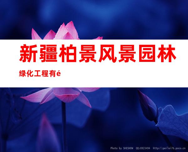 新疆柏景风景园林绿化工程有限公司